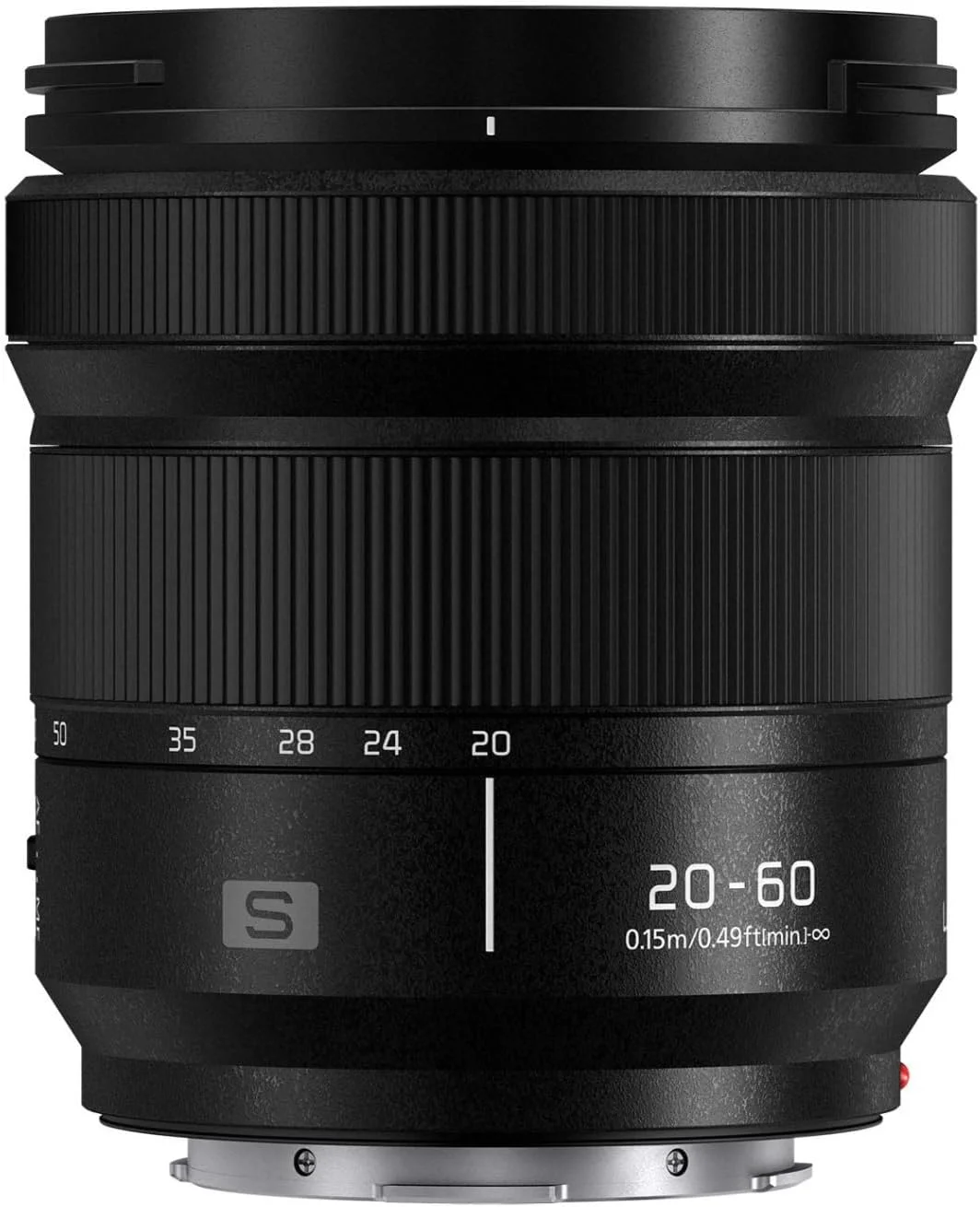 لنز قابل تعویض پاناسونیک LUMIX S 20-60mm F3.5-5.6 با مانت L برای دوربین های دیجیتال بدون آینه فول فریم سری LUMIX S – S-R2060 (USA)