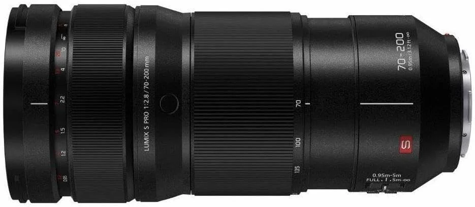 لنز تله فوتو پاناسونیک LUMIX S PRO 70-200mm F2.8، فول فریم L Mount، تثبیت کننده تصویر اپتیکال و مقاوم در برابر گرد و غبار/پاشش/یخ زدگی برای دوربین های بدون آینه سری LUMIX S - S-E70200 (USA) - تصویر 2