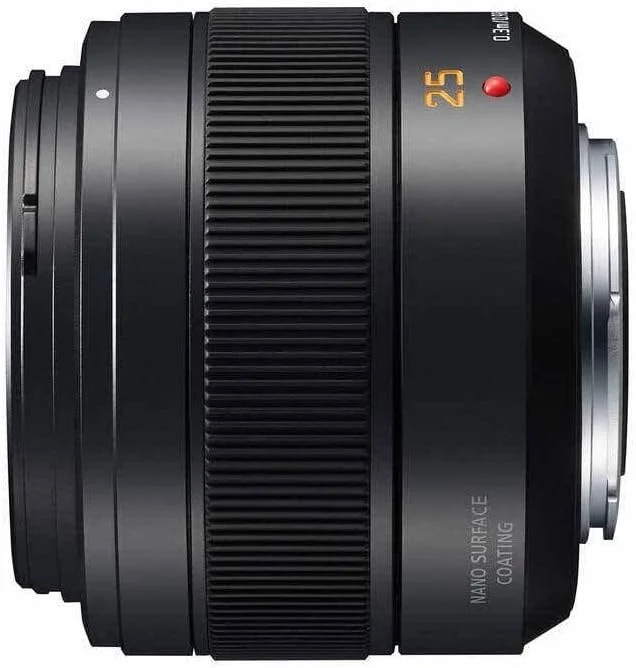 لنز پاناسونیک H-XA025 Leica DG Summilux 25 میلی متر (معادل 50 میلی متر)، مقاوم در برابر گرد و غبار و پاشش آب، F1.4 مشکی - تصویر 2