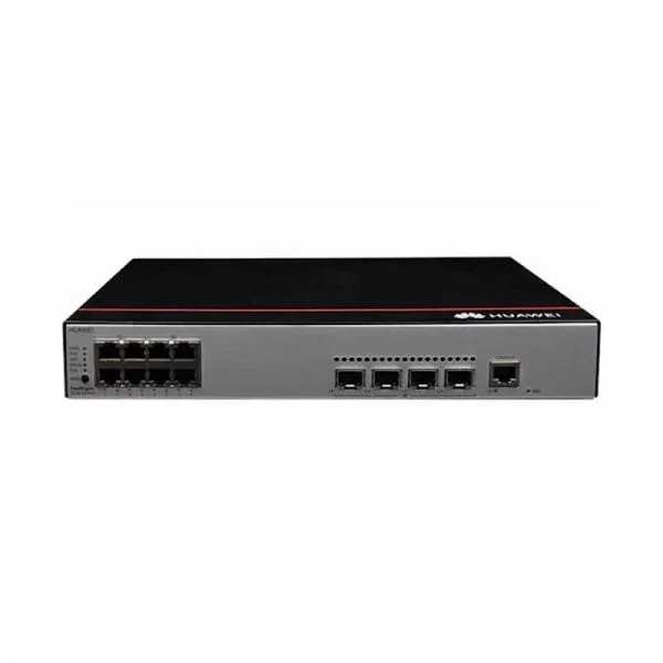 S2730S-S8FP4S-A، سوئیچ سری Huawei S2700، دارای 8 پورت GE PoE+/4 پورت SFP/بدون فن و منبع تغذیه