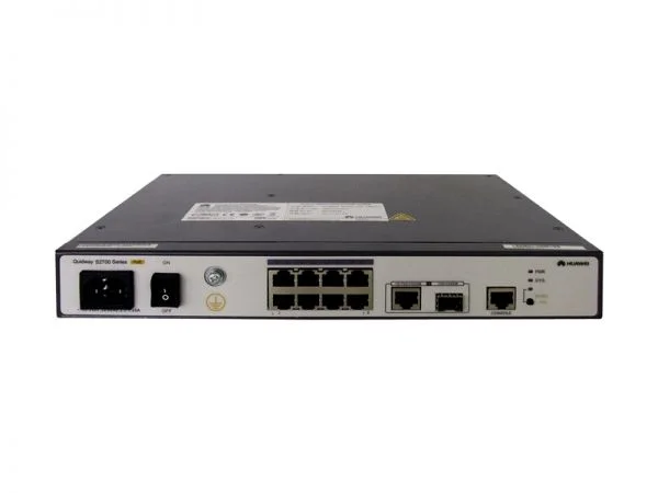 سوئیچ Huawei S2700 مدل S2700-9TP-PWR-EI، دارای 8 پورت FE PoE+/1 پورت GE Combo/منبع تغذیه AC