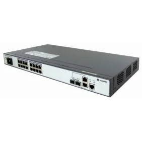 سوئیچ Huawei S2700 مدل S2700-18TP-EI-AC، دارای 16 پورت اترنت 10/100 و 2 پورت کمبو GE و ورودی برق AC 110-220V