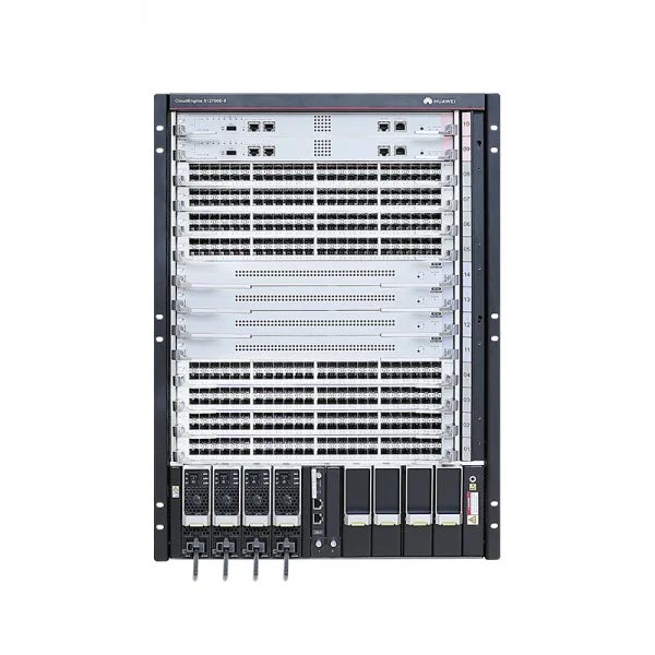 شاسی سوئیچ Huawei S12700E مدل ET1BS12708E0، دارای 8 اسلات/بدون فن و منبع تغذیه