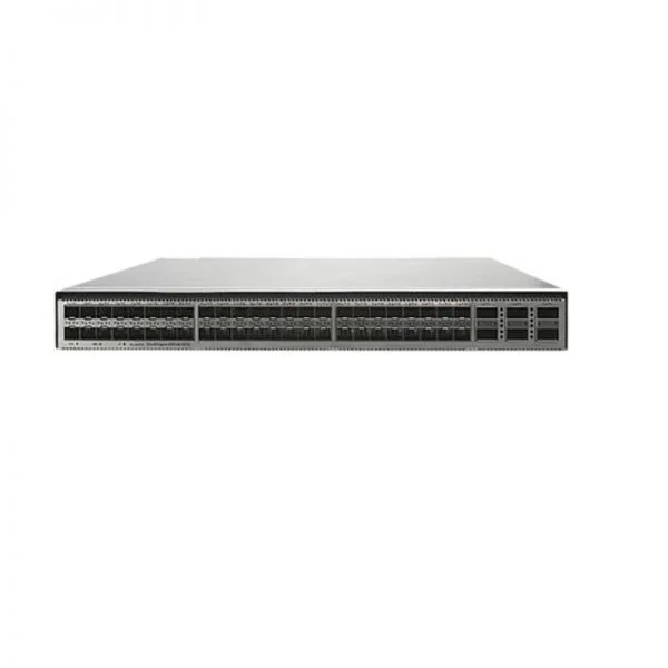 سوئیچ CE6881-48S6CQ-F هوآوی CE6800، با ۴۸ پورت 10GE SFP+/۶ پورت 100GE QSFP28/۲ منبع تغذیه AC