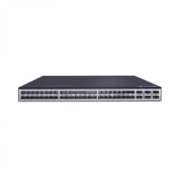 سوئیچ هوآوی CloudEngine 6800 مدل CE6820-48S6CQ-B0، دارای 48 پورت 10G SFP+/6 پورت 100G QSFP28/2 منبع تغذیه AC
