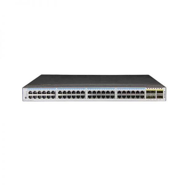 سوئیچ Huawei CE5855 مدل CE5855-48T4S2Q-EI-F، دارای 48 پورت GE RJ45، 4 پورت 10G SFP+ و 2 پورت 40G QSFP+