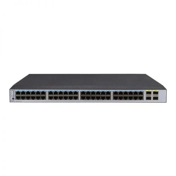 سوییچ Huawei CE5810 مدل CE5810-48T4S-EI-F، دارای 48 پورت GE RJ45 و 4 پورت 10G SFP+، بدون منبع تغذیه