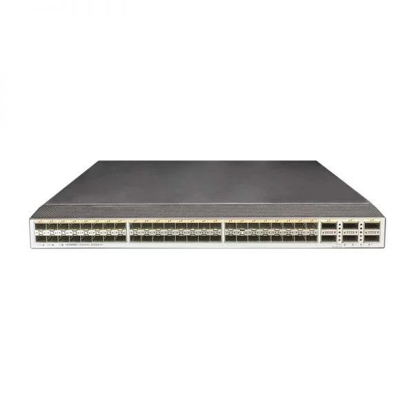 سوئیچ Huawei CE6850 مدل CE6850-HI-B-B0A، دارای 48 پورت 10GE SFP+/6 پورت 40GE QSFP+/2 منبع تغذیه AC