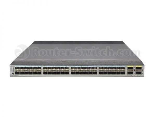 سوئیچ Huawei CE6810 مدل CE6810-LI-B-B1A، دارای 48 پورت 10GE SFP+/4 پورت 40GE QSFP+/بدون ماژول پاور