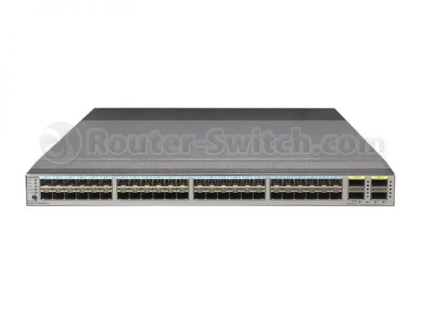 سوئیچ Huawei CE6850 مدل CE6850-EI-B-B0A، دارای 48 پورت 10GE SFP+/4 پورت 40GE QSFP+/2 منبع تغذیه AC/2 فن