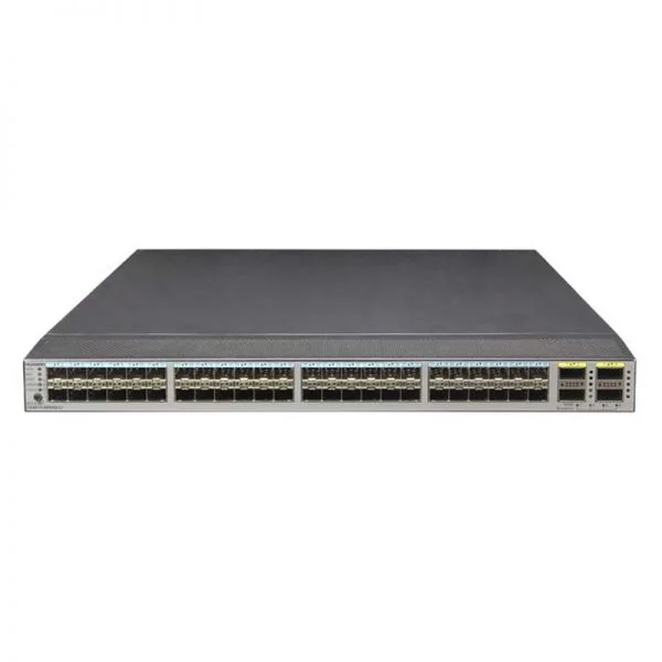سوئیچ CE6810-48S4Q-EI هواوی سری CE6800، دارای 48 پورت 10GE SFP+ و 4 پورت 40GE QSFP+، بدون فن و منبع تغذیه