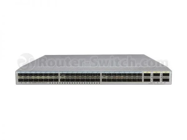 سوئیچ CE6850-HI-B00 هواوی، 48 پورت 10GE SFP+/6 پورت 40GE QSFP+/2 عدد منبع تغذیه 600W AC/2 عدد فن