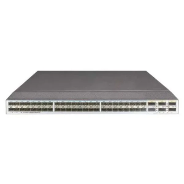 سوئیچ هوآوی CloudEngine 6800 مدل CE6885-48YS8CQ-F، دارای 48 پورت الکتریکی 10GE / 8 پورت QSFP28 100GE / 2 منبع تغذیه AC