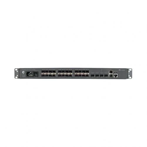 LS-S3328TP-EI-24S-DC، سوئیچ Huawei S3328، دارای 24 پورت 100BASE-X، 2 پورت ترکیبی GE، 2 پورت SFP GE و منبع تغذیه 48 ولت DC