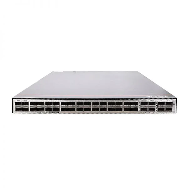 سوئیچ Huawei CE8851 مدل CE8851-32CQ8DQ-PB، دارای ۳۲ پورت QSFP28 با سرعت ۱۰۰GE / ۸ پورت QSFPDD با سرعت ۴۰۰GE / ۲ منبع تغذیه AC