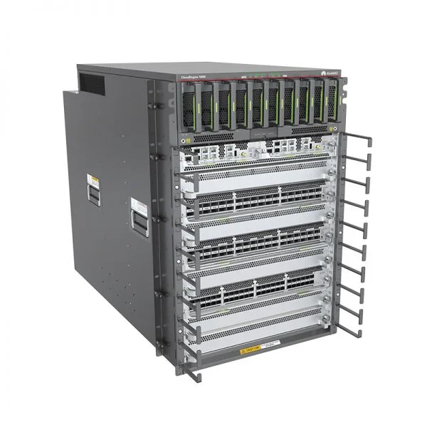 شاسی سوئیچ هوآوی CE16808-DC، شاسی 8 اسلات/منبع تغذیه DC/بدون فن و منبع تغذیه