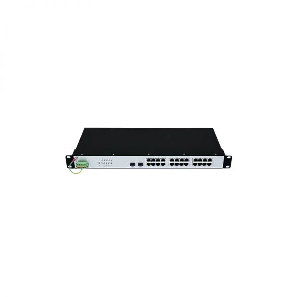 سوئیچ صنعتی سری MRD R37 مدل SRS2000-SW26HH2G24T، آلیاژ آلومینیوم ضد خوردگی / درجه صنعتی / قابلیت اطمینان بالا