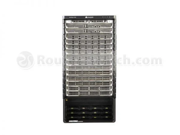 CE12812D-B01، سوئیچ Huawei CE12800، شاسی مونتاژ DC / 2xMPUA / 5xSFU12A