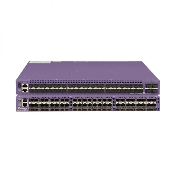 واحد پایه سوئیچ X670-G2-48x-4q، سوئیچ Extreme X670-G2، با ۴۸ پورت SFP+ 10GbE و ۴ پورت QSFP+ 40GbE و سرعت 1.44Tbps و اندازه 1RU