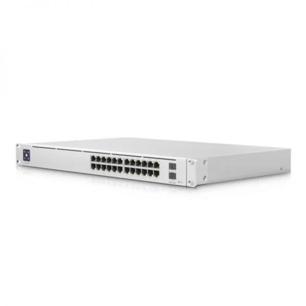 سوئیچ یوبیکیوتی UBNT USW-Pro-24-POE، دارای ۲۴ پورت GbE RJ45/ شانزده پورت PoE+/ هشت پورت PoE++/ دو پورت 10G SFP+