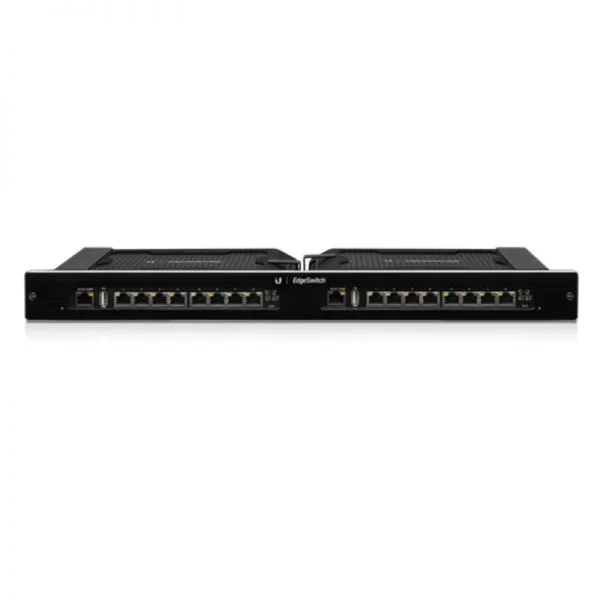 سوییچ مدیریتی 16 پورت گیگابیتی PoE/Passive PoE یوبیکیوتی EdgeSwitch مدل UBNT ES-16XP