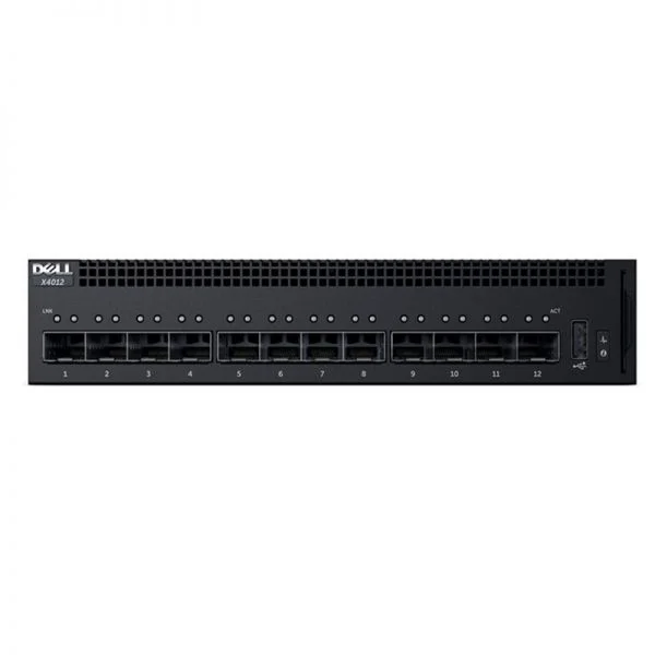 سوئیچ شبکه دل X4012، با 12 پورت 10GbE SFP+