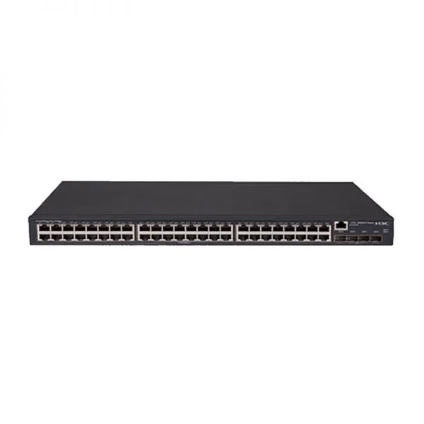 سوئیچ H3C S5560S-52S-EI، دارای ۴۸ پورت GE RJ45 و ۴ پورت 10GE SFP+