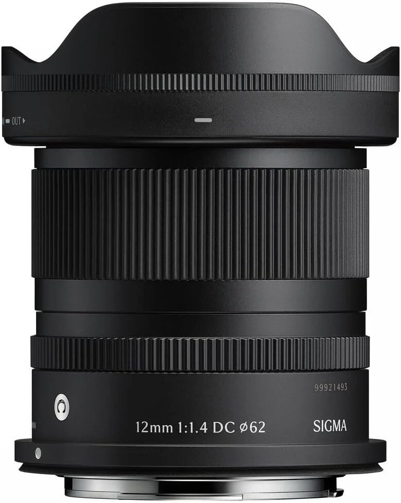 لنز سیگما 12mm f/1.4 DC Contemporary مانت Canon RF (416972) به همراه لوازم جانبی. لنز ایده آل برای پرتره های حرفه ای، مراسم عروسی، ماجراجویی در فضای داخلی/خارجی، حیات وحش، مسافرت، سافاری، استفاده در عکاسی + لوازم جانبی - تصویر 2