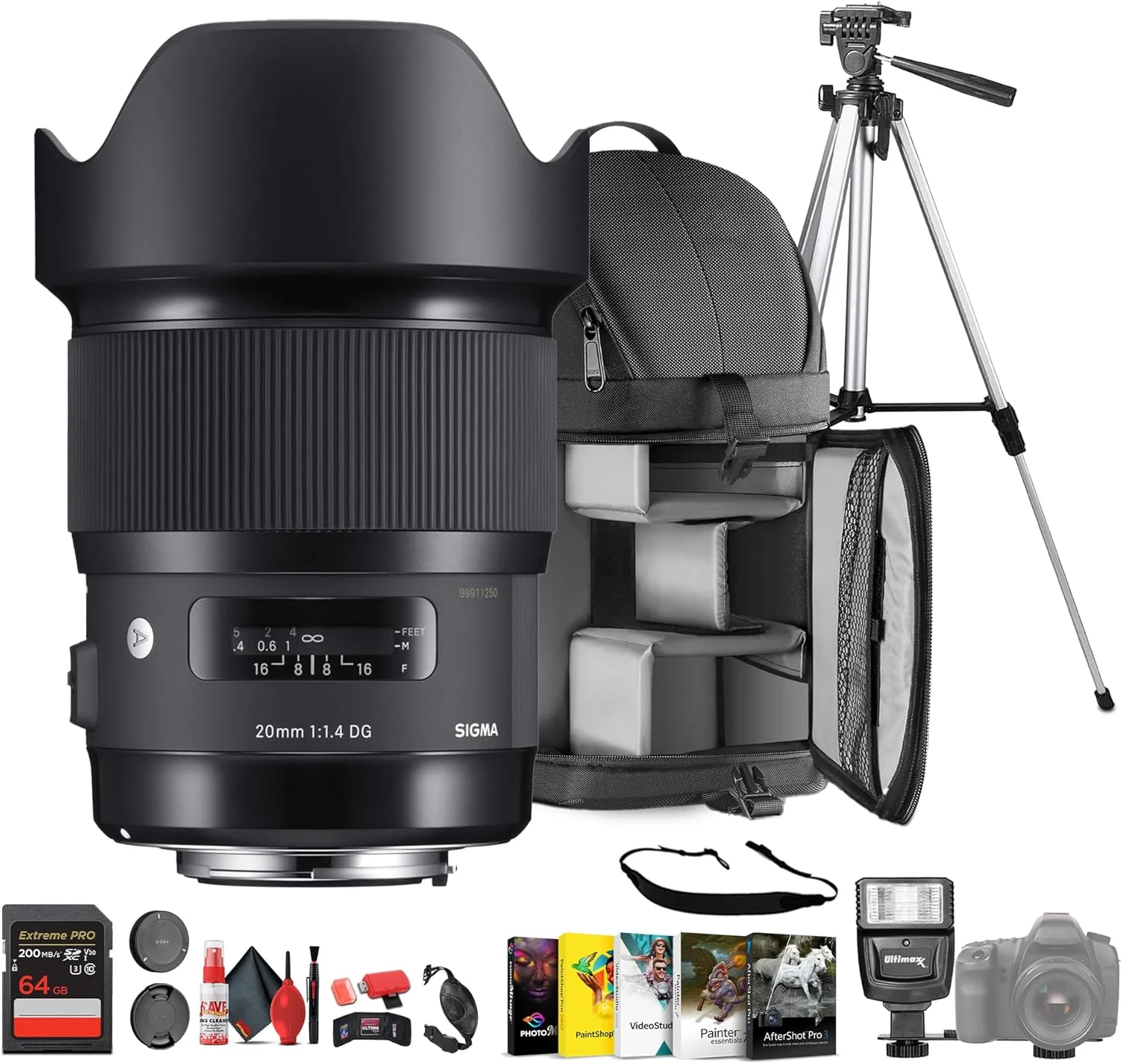 لنز سیگما 20mm f/1.4 DG HSM Art (412965) برای مانت سونی E به همراه لوازم جانبی مناسب برای عکاسی حرفه ای منظره، معماری، نجومی و نور کم لنز سیگما 20mm f/1.4 DG HSM Art (412965) برای مانت سونی E به همراه لوازم جانبی مناسب برای عکاسی حرفه ای منظره، معماری، نجومی و نور کم