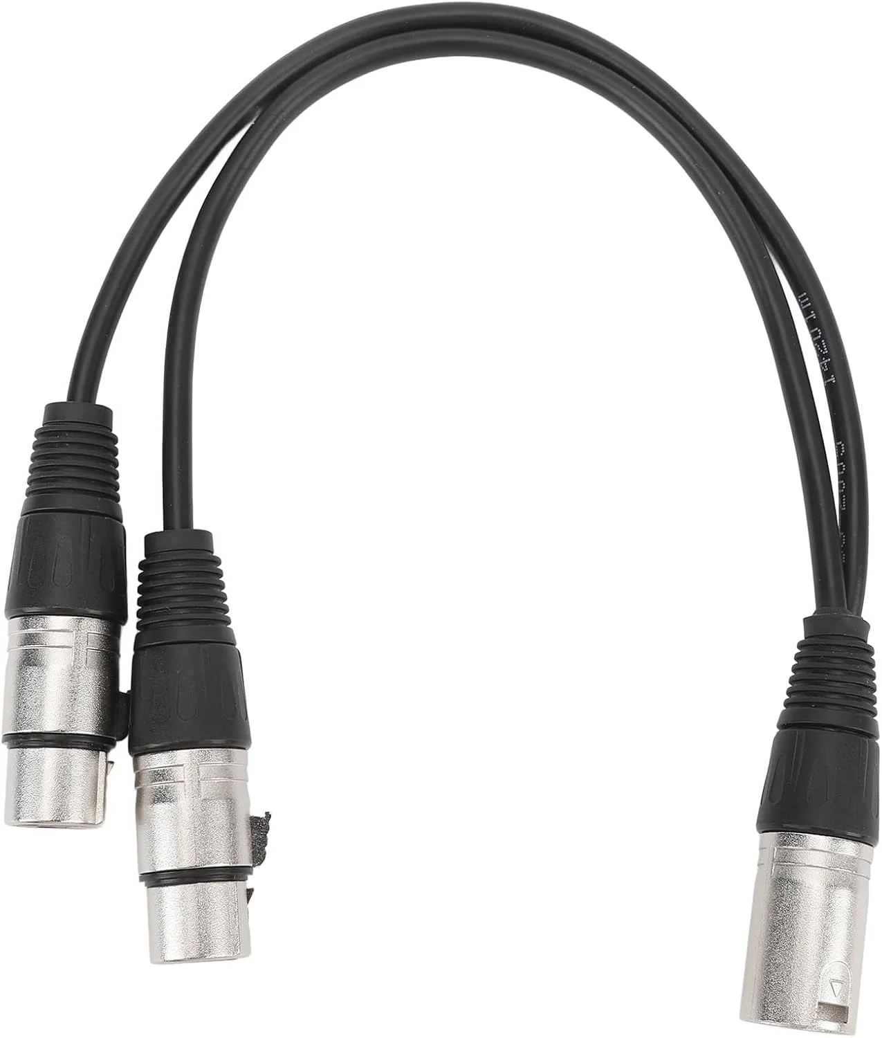 کابل تبدیل XLR نر به دو XLR ماده Annadue، کابل محافظ دار OFC با گیج 22 AWG برای میکسر، آمپلی فایر، بلندگو، استودیو، KTV، سینمای خانگی، یکپارچگی سیگنال، محافظت با چگالی بالا