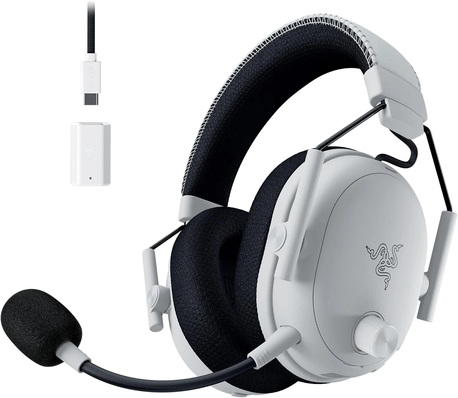 هدفون گیمینگ ریزر مدل BlackShark V3 Pro رنگ سفید