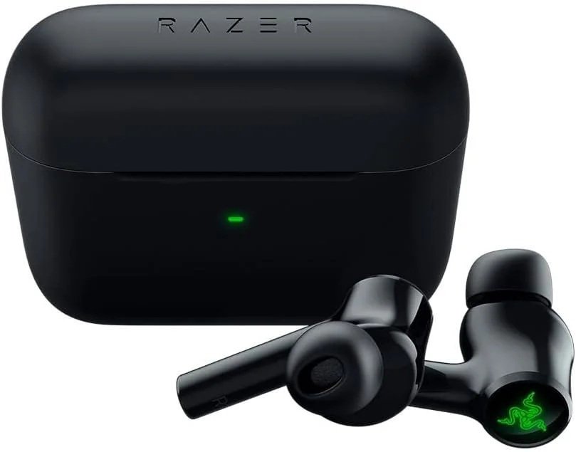 هدفون بی سیم گیمینگ بلوتوثی Razer Hammerhead True Wireless (نسل دوم): نورپردازی Chroma RGB - تاخیر کم 60 میلی ثانیه - حذف نویز فعال - میکروفون های دوگانه حذف نویز محیطی - مشکی کلاسیک هدفون بی سیم گیمینگ بلوتوثی Razer Hammerhead True Wireless (نسل دوم): نورپردازی Chroma RGB - تاخیر کم 60 میلی ثانیه - حذف نویز فعال - میکروفون های دوگانه حذف نویز محیطی - مشکی کلاسیک