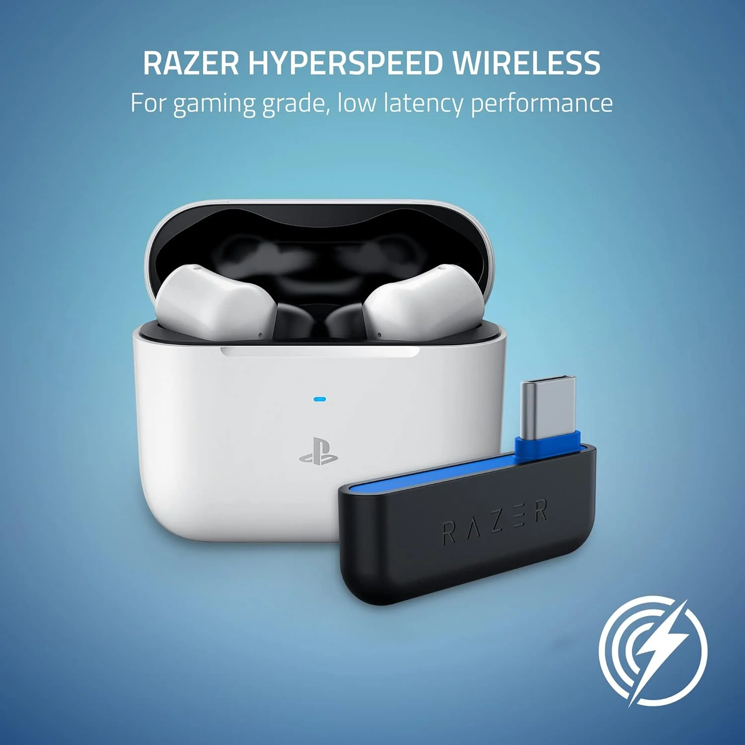 هدفون بی سیم گیمینگ چند پلتفرمی Razer Hammerhead HyperSpeed برای Playstation 5 / PS5، کامپیوتر، موبایل: ANC - میکروفون حذف نویز - بلوتوث 5.2 - RGB Chroma - باتری 30 ساعته، سفید، استاندارد - تصویر 2 هدفون بی سیم گیمینگ چند پلتفرمی Razer Hammerhead HyperSpeed برای Playstation 5 / PS5، کامپیوتر، موبایل: ANC - میکروفون حذف نویز - بلوتوث 5.2 - RGB Chroma - باتری 30 ساعته، سفید، استاندارد - تصویر 2