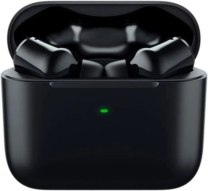هدفون بی سیم گیمینگ بلوتوثی Razer Hammerhead True Wireless (نسل دوم): نورپردازی Chroma RGB - تاخیر کم 60 میلی ثانیه - حذف نویز فعال - میکروفون های دوگانه حذف نویز محیطی - مشکی کلاسیک - تصویر 3