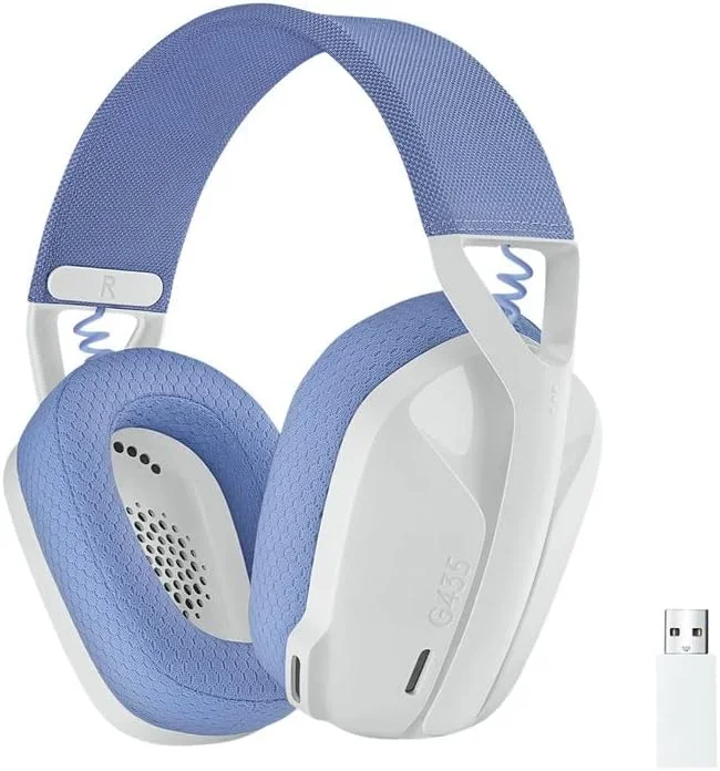 هدست گیمینگ بی سیم Logitech G435 Lightspeed - سفید