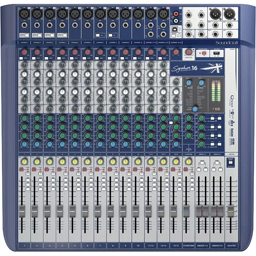 میکسر 16 کانال آنالوگ Soundcraft Signature 16 با افکت