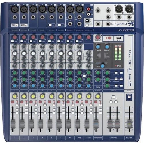 میکسر 12 کاناله آنالوگ Soundcraft Signature 12 با افکت