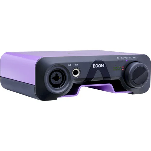 اینترفیس صوتی دسکتاپ Apogee Electronics BOOM 2x2 USB Type-C با پردازنده سیگنال دیجیتال (DSP) داخلی
