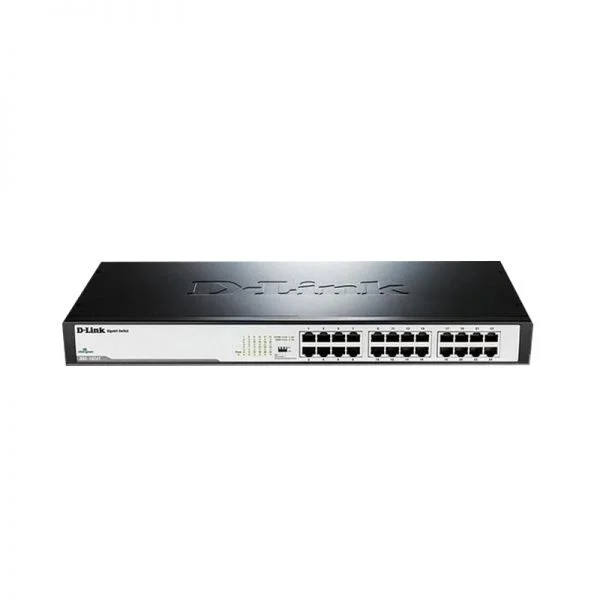سوئیچ PoE سری DES مدل DES-1026TP-CN دی-لینک، دارای 24 پورت PoE با سرعت 100M و 2 پورت کمبو GE / حداکثر توان PoE 370W