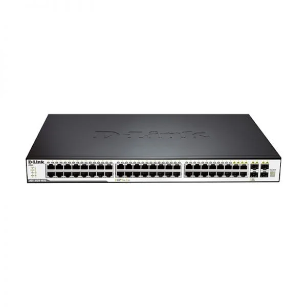 سوئیچ دی-لینک مدل DGS-3120-48TC، دارای 44 پورت 1GE + 4 پورت 1GE SFP / 336G / 132Mpps