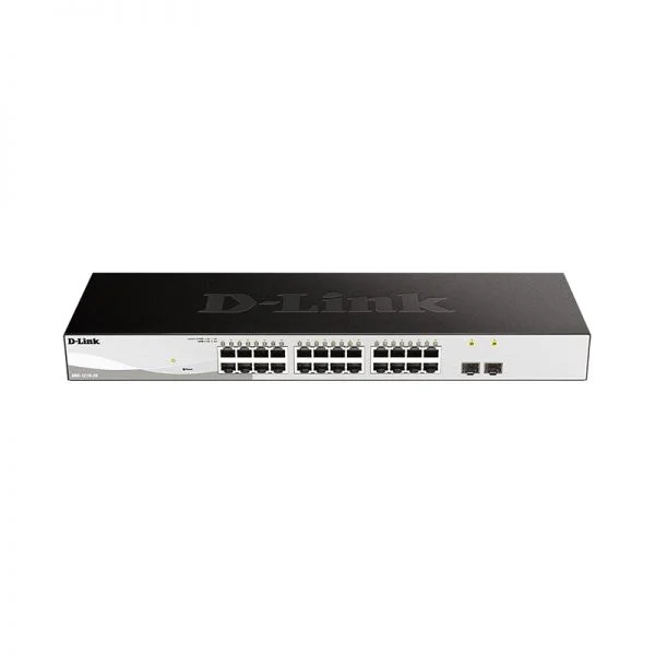 سوئیچ PoE سری D-Link DGS-1026TPL مدل DGS-1026TPL-CN، دارای 24 پورت گیگابیتی PoE / 2 پورت گیگابیتی SFP / حداکثر توان PoE 370W