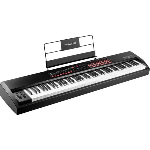 M-Audio Hammer 88 Pro کنترلر میدی USB با 88 کلید چکشی درجه بندی شده، کنترل هوشمند و Auto-Mapping