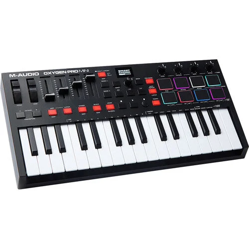 کنترلر میدی کیبورد USB با 32 کلید کوچک M-Audio Oxygen Pro Mini