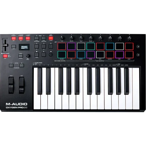 کنترلر میدی کیبورد USB با 25 کلید M-Audio Oxygen Pro