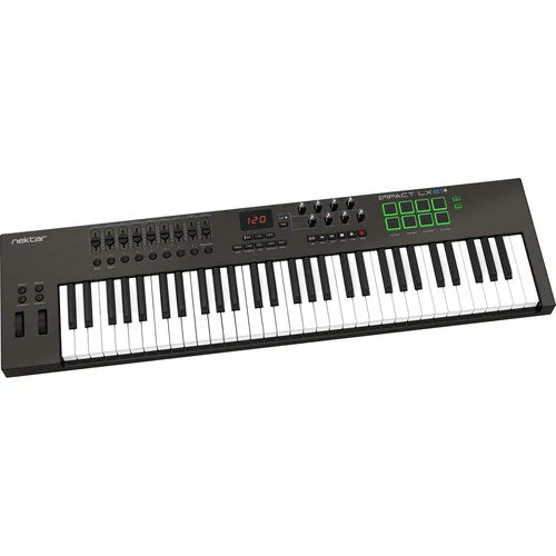 کیبورد کنترلر MIDI با 61 کلید حساس به سرعت Nektar Technology Impact LX61+