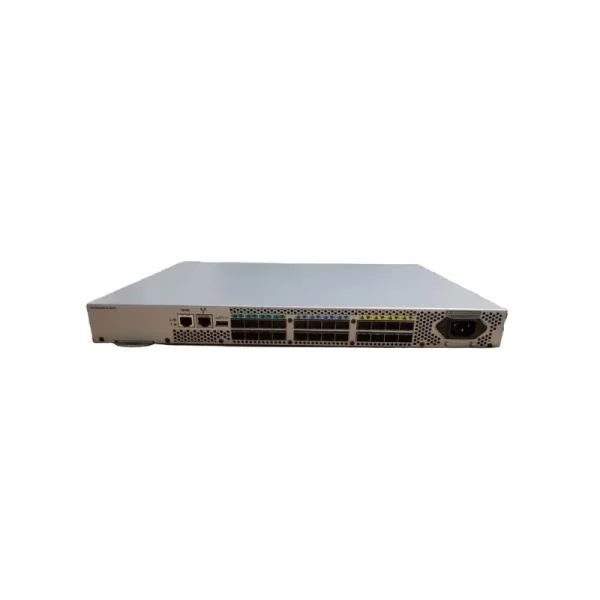 سوئیچ سری Brocade G610 مدل BR-G610-8-32G-0، دارای 24 پورت / 8 ماژول SW با سرعت 32 گیگابیت بر ثانیه / خروجی هوای پورت