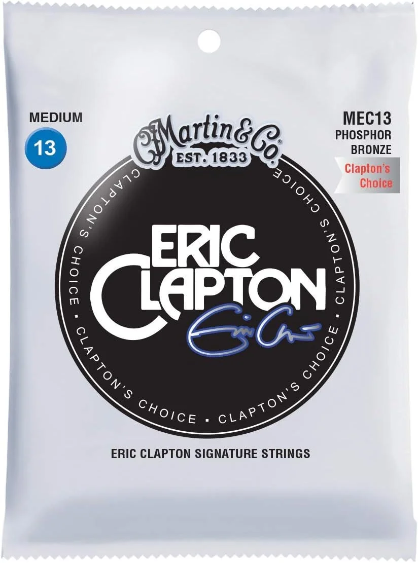 سیم گیتار آکوستیک مارتین مدل MEC13 Clapton's Choice - فسفر برنز (متوسط 0.013 - 0.056)
