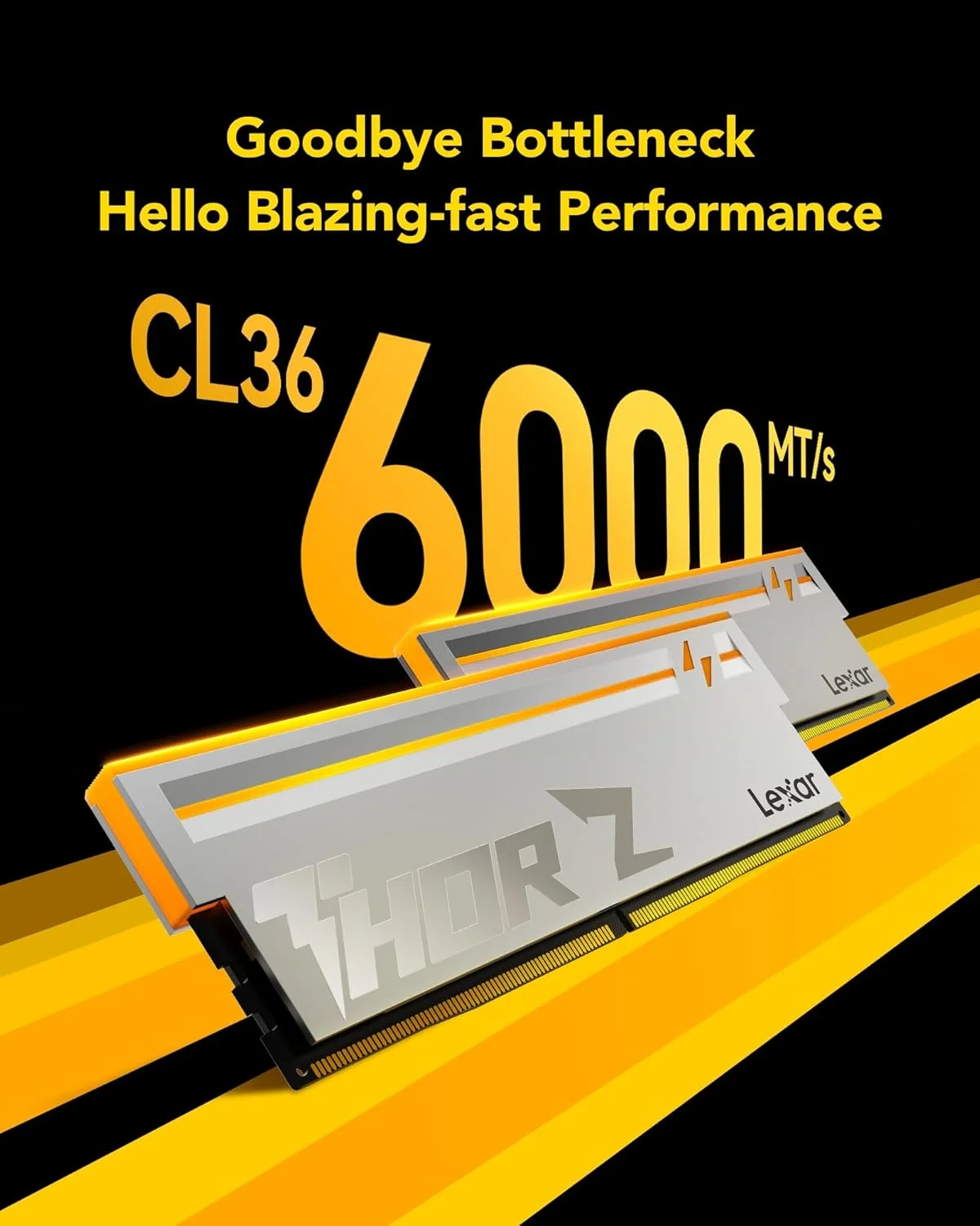 رم دسکتاپ DDR5 لکسار Thor سری Z RGB، کیت 32 گیگابایتی (2 عدد 16 گیگابایتی) 6000 مگاهرتز CL36، DRAM 288-پین UDIMM، حافظه کامپیوتر گیمینگ با عملکرد بالا، پشتیبانی از Intel XMP 3.0/AMD Expo، ECC On-die، 1.4 ولت نقره ای - تصویر 2 رم دسکتاپ DDR5 لکسار Thor سری Z RGB، کیت 32 گیگابایتی (2 عدد 16 گیگابایتی) 6000 مگاهرتز CL36، DRAM 288-پین UDIMM، حافظه کامپیوتر گیمینگ با عملکرد بالا، پشتیبانی از Intel XMP 3.0/AMD Expo، ECC On-die، 1.4 ولت نقره ای - تصویر 2