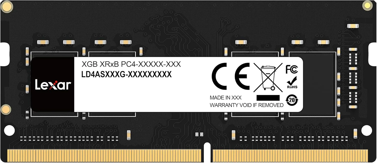 لکسار مموری SODIMM 8GB DDR4-3200، مدل LD4AS008G-B3200GSST