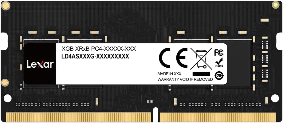 حافظه لپ تاپ لکسار 32 گیگابایت DDR4 3200 مگاهرتز CL22 SODIMM 260-Pin مدل LD4AS032G-B3200GSST